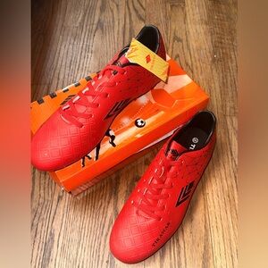 Red Soccer Cleats